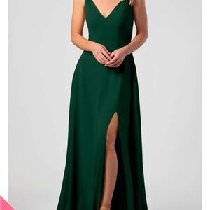 Elegant Green Evening Dress